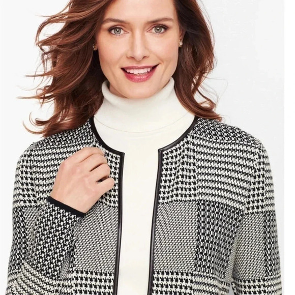 Talbots double knit open front women's cardigan sweaters size XLP - Picture 4 of 11